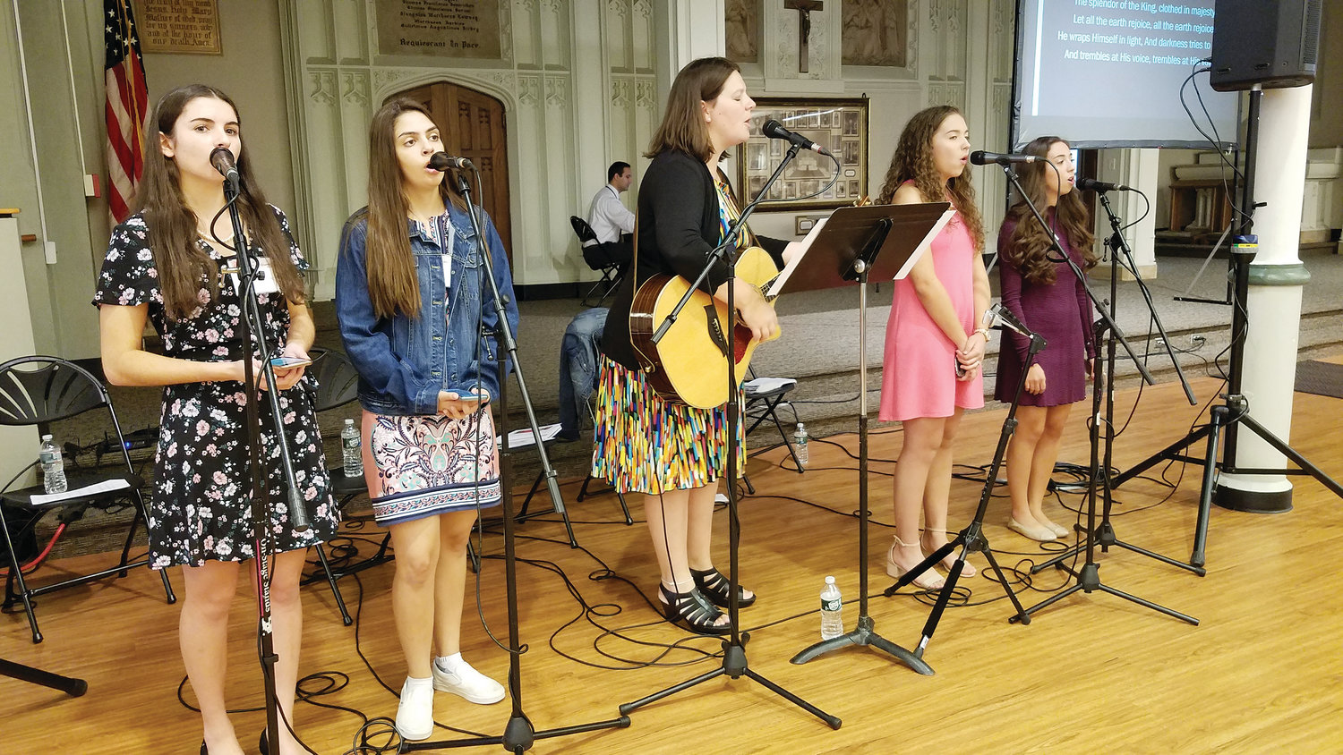 The annual Rhode Island Catholic Women’s Conference, held on Saturday, Sept. 21, at the Cathedral of SS. Peter and Paul, Providence, include keynote speakers, Mass celebrated by Bishop Thomas J. Tobin, many vendors and praise and worship.